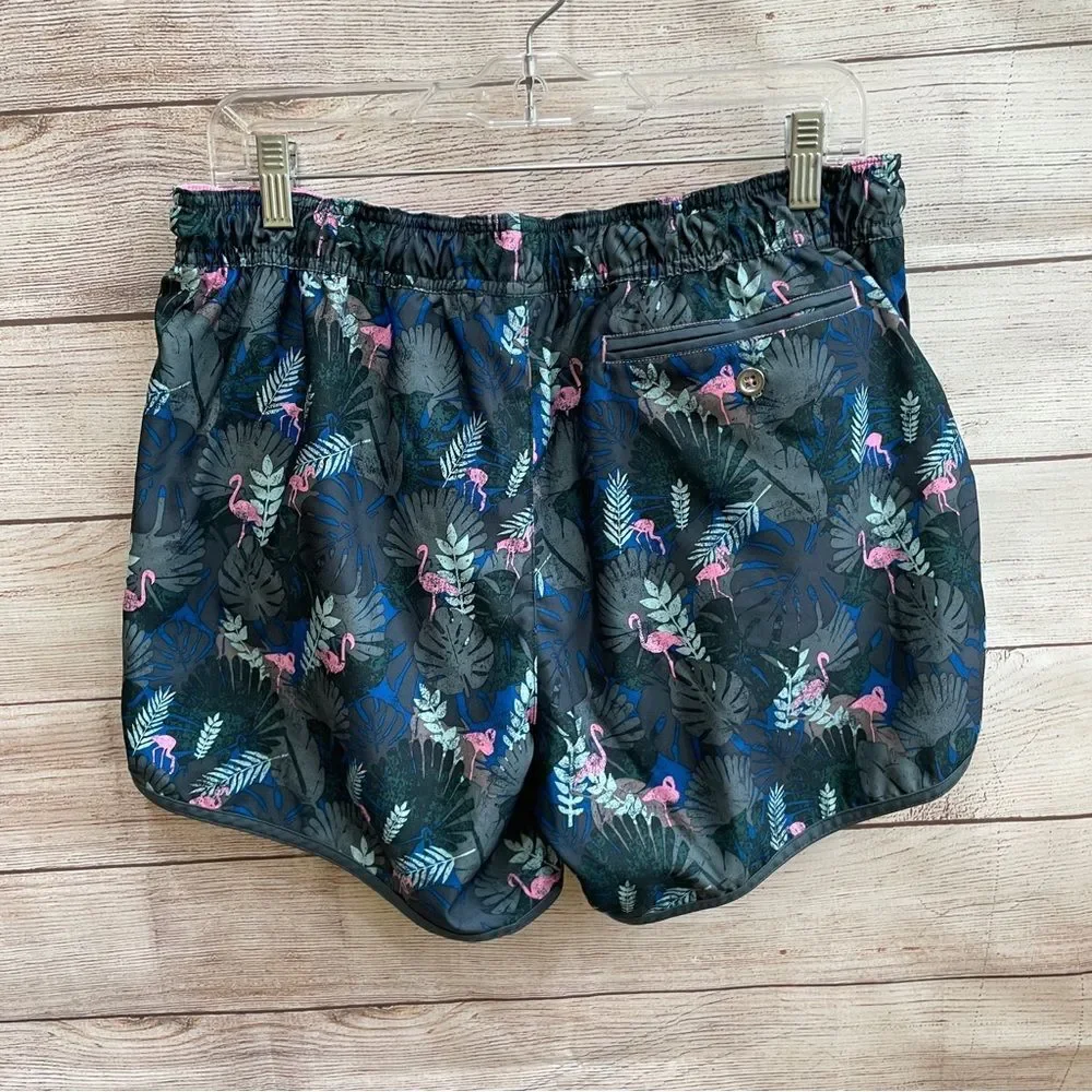 RAINFOREST SWIM TRUNKS IN FLAMINGO‎ PRINT